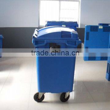 1100 liter plastic outdoor street dustbin