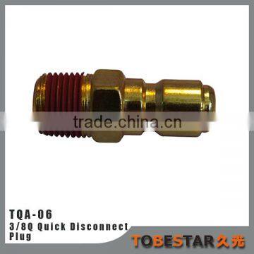 High quality brass hydraulic threading 3/8 quick disconnect coupling for high pressure washer