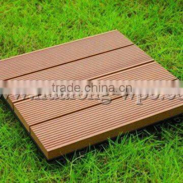 wpc deck tile/DIY tile/wood plastic composite decking tile