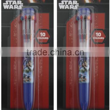 Special 10 in 1 promotion plastic custom logo ball pen