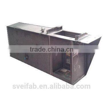 Custom made ISO9001 heavy steel welding parts with flame cutting service