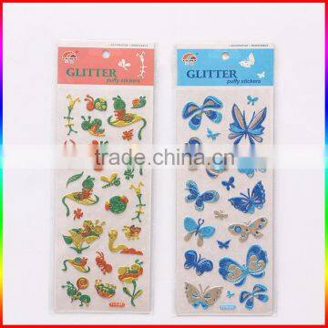 Asphalt Glitter Powder Cartoon Decorative Stickers photo-2