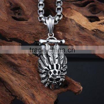 High Quality Stainless Steel Skull Pendant for Necklace photo-5