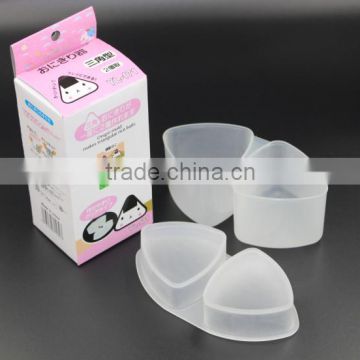 Two compartment Plastic triangle sushi maker