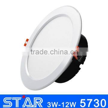 Round shape led Downlight 3W 5W 7W 9W 12W AC85-265V white warm white nature white LED Lamps For Home Decoration