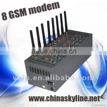 Hot sales / GSM modem pool /8 pots GSM SIM Modem for sending bulk SMS MMS / quad band