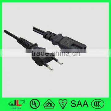 UC approval Brazil 2 pin electric plug, UC male power plug, Brazil power cable plug for sale