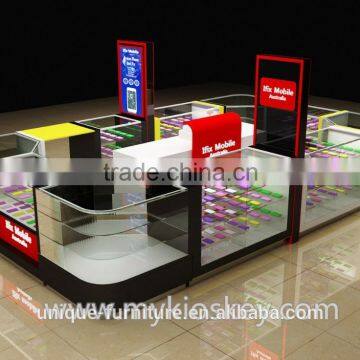 Shopping mall cell phone accessories kiosk,cell phone display kiosk