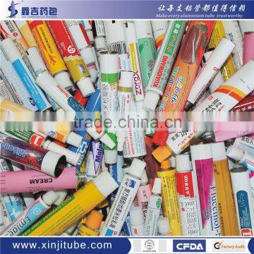 CFDA Certified Pharmaceutical/ Cosmetic Collapsible Aluminum Tube Gel