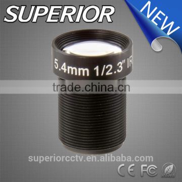 cn superior hot sale 10mp no distrotion camera M12 1/2.3 F2.5 5.4mm lens