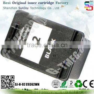 Wholesale Printer Ink Cartridge Compatible C9362WN 92 for Deskjet 5400 series HP Deskjet 5440 5440xi 5440v Photo Printer