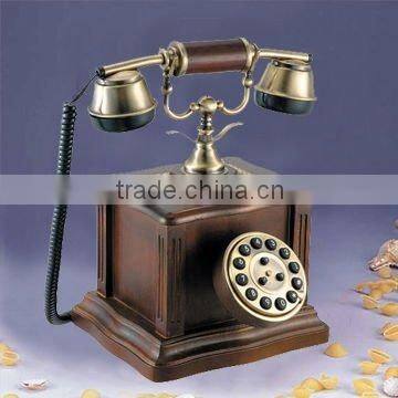 Antique Wooden Telephone Classical Home Decor