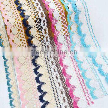 High quality custom made fashion lace trim for decoration in wholesale