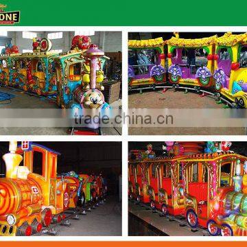Excellent and Useful Amusement Rides of Trackless Tourist Fun Train in Park photo-5