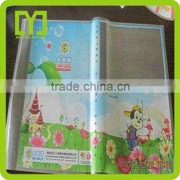 2015alibaba China Plastic High Quality free samples Wholesale self adhesive transparent book cover