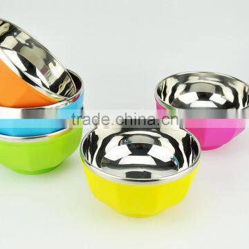 2014 wholesale high-end stainless steel Small bowl with no lid,13CM&15CM,best for Gifts,children bowls set