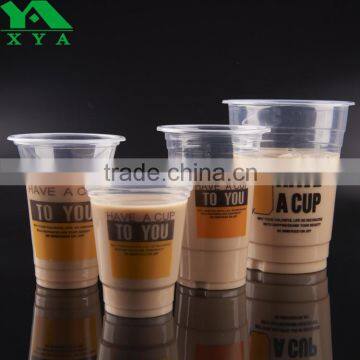 logo printed reusable clear plastic cups