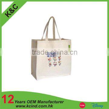 custom cotton material tote bag