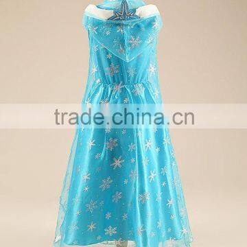 Elsa Princess Dress Elsa Costume Girls Dress Sister Anna Costume Dress New Design Dress Cinderella Dresses for Girls photo-2