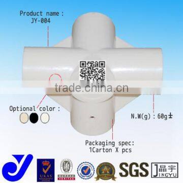 JY-A004|Adjustable ABS Plastic connectors|Inner diameter 28mm joint|4 ways perpendicular plastic for pipe joint