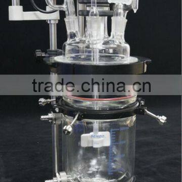 FC102 1L Cap Style Jacketed Glass Reactor - SENCO-China Made photo-2
