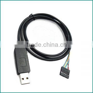 Micro USB to 6 pin Dupont connector custom-made adapter cable