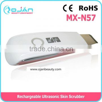 2016 New Rechargeable home use ultrasonic scrubber Mini Ultrasonic Skin Scrubber/skin cleaner MX-N57