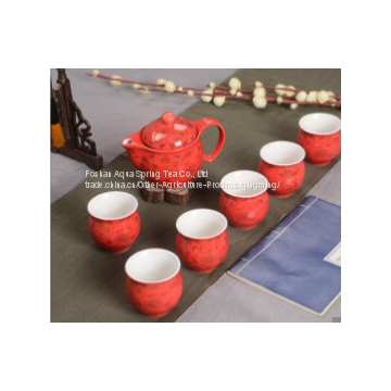 Seven Heads and Double Cup Kung Fu Tea Set