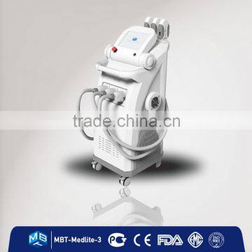 Portable Multifunctional Machine Medical CE Approved Factory SHR /OPT/ IPL+Elight+ RF +Laser Multifunctional