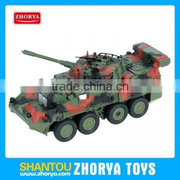 Containing 2 Fight 2 colours R/C infrared battle amored car tank model toys with sound