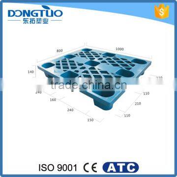 Customized cheap plastic pallet, nestable pallets with nine feet