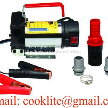 12/24V DC Electric Oil Diesel Fuel Transfer Pump / Diesel Fuel Dispenser - 175W 45L/Min