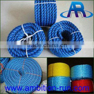 3 strand 8mm pe braided rope hot sale