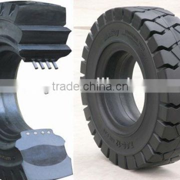 8.25-12 solid rubber tyres