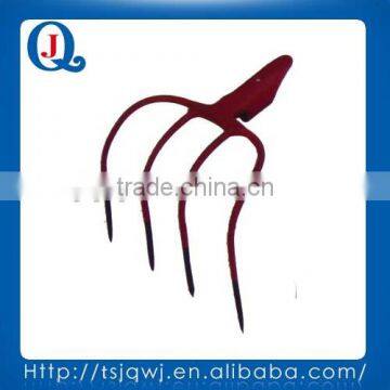 Fork head JQ005-1 with four tines for garden and farm