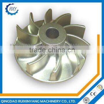 Customized high precision casting steel impeller for water pump