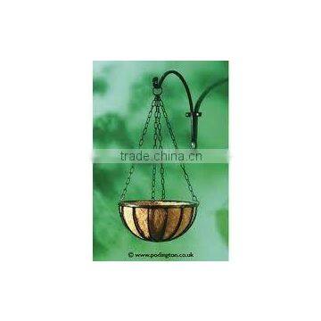 factory artificial metal flower hanging baskets