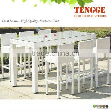 Foshan Outdoor Garden Furniture 5 Pieces Rattan Bar Furniture photo-4
