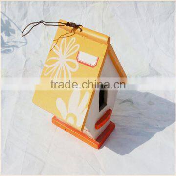 Hot Sale Eco-friendly New Unfinished Wooden Bird House Wholesale photo-2