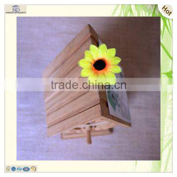 Sale Cutting Laser Engraved Wood Craft Decorative Bird Cages photo-6
