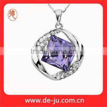 Magnetic Charm Crystal Pendant Necklace