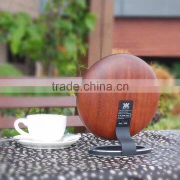 Retro Solid Wood Stereo Wireless Bluetooth Loudspeaker Box photo-2