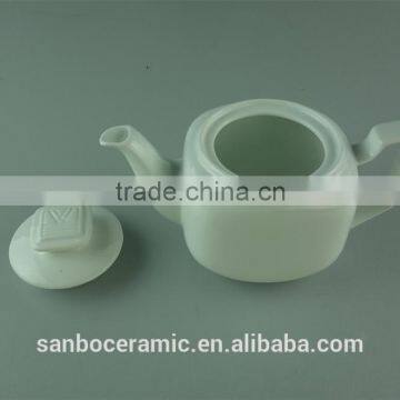Wholesale Cheap Ceramic Teapot With Infuser, White Ceramic Tea Pot photo-2