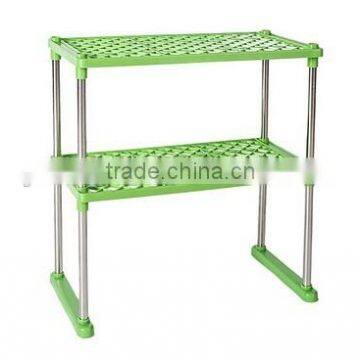 Mix Color Stock Layer 2 Steel Tub Multifunction Combined Storage Rack photo-3