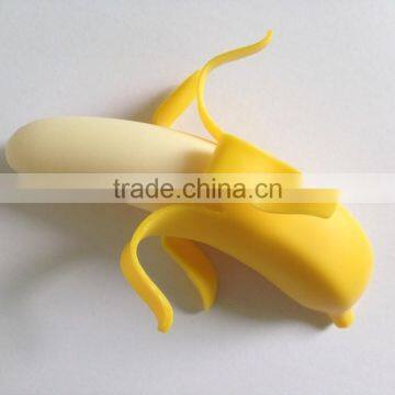 Factory Supply FDA /LFGB Approved Novelty Banana Wine Bottle Silicone Plugs
