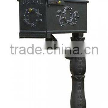 Cast Iron Decorative Antique Standing Mailbox photo-5