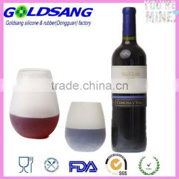 Stemless Outdoor Whiskey Beer Silicone Drinking Cup photo-6