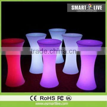 LED Outdoor Waterproof Cocktail Bar Table with Charger