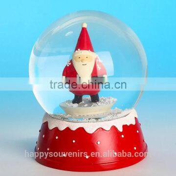 Polyresin Christmas Ornament Christmas Glass Snow Ball,best Gifts for Friends photo-2