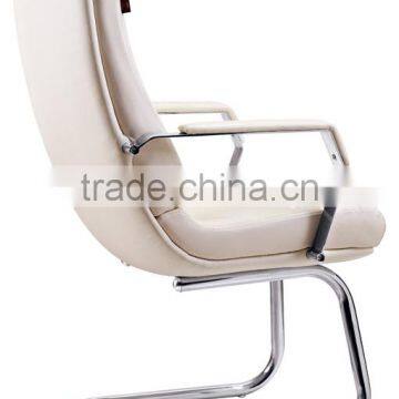 Elegnt Big Boss Manager White Leather Executive Computer Swivel Chair photo-5